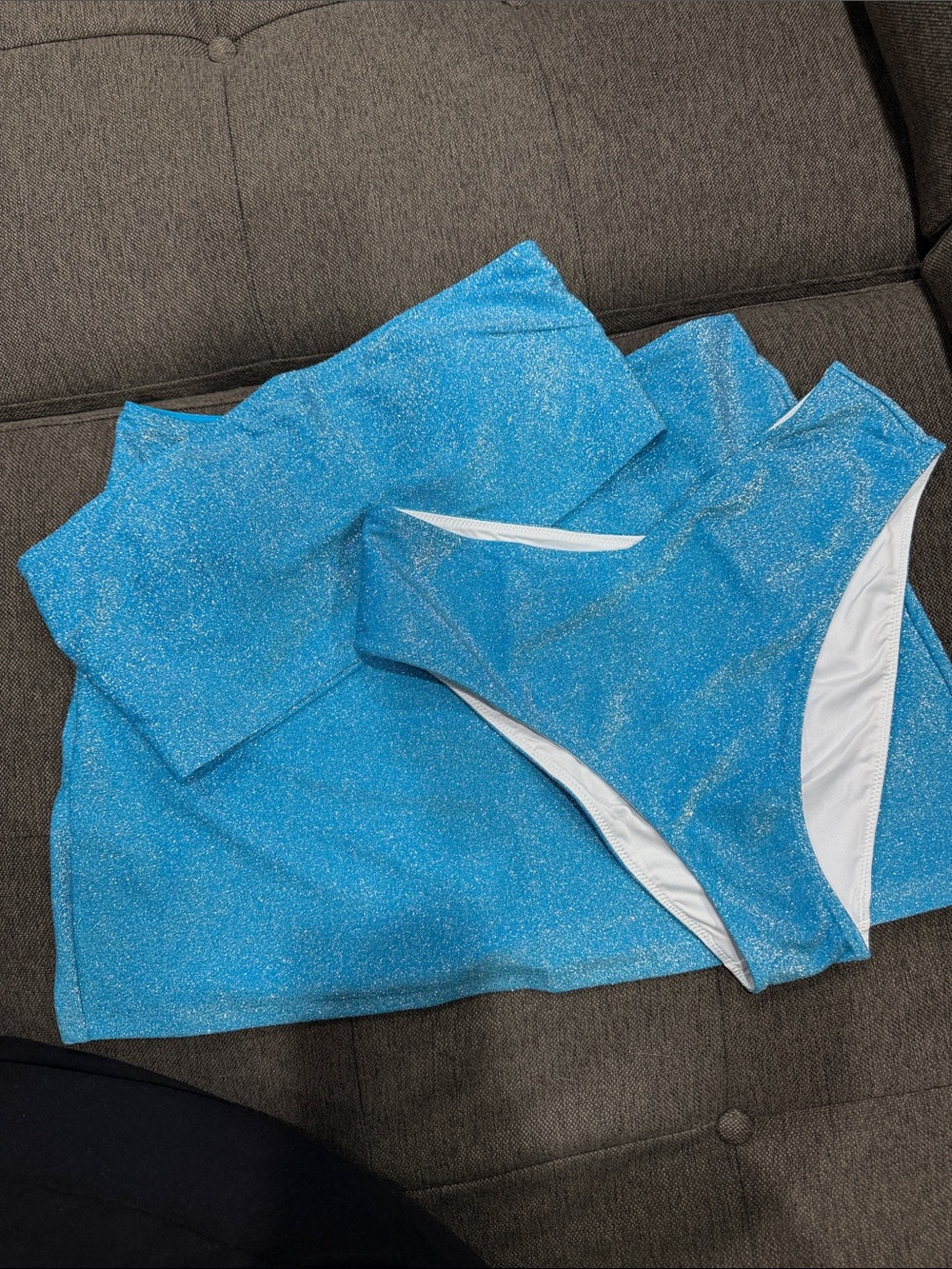 Sparkling Blue Three-Piece Swim Set
